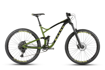 Велосипед горный Haro Shift R7 29 / Черно-зеленый