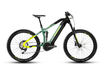 Электровелосипед горный Haibike FullSeven 6 / Черно-зеленый