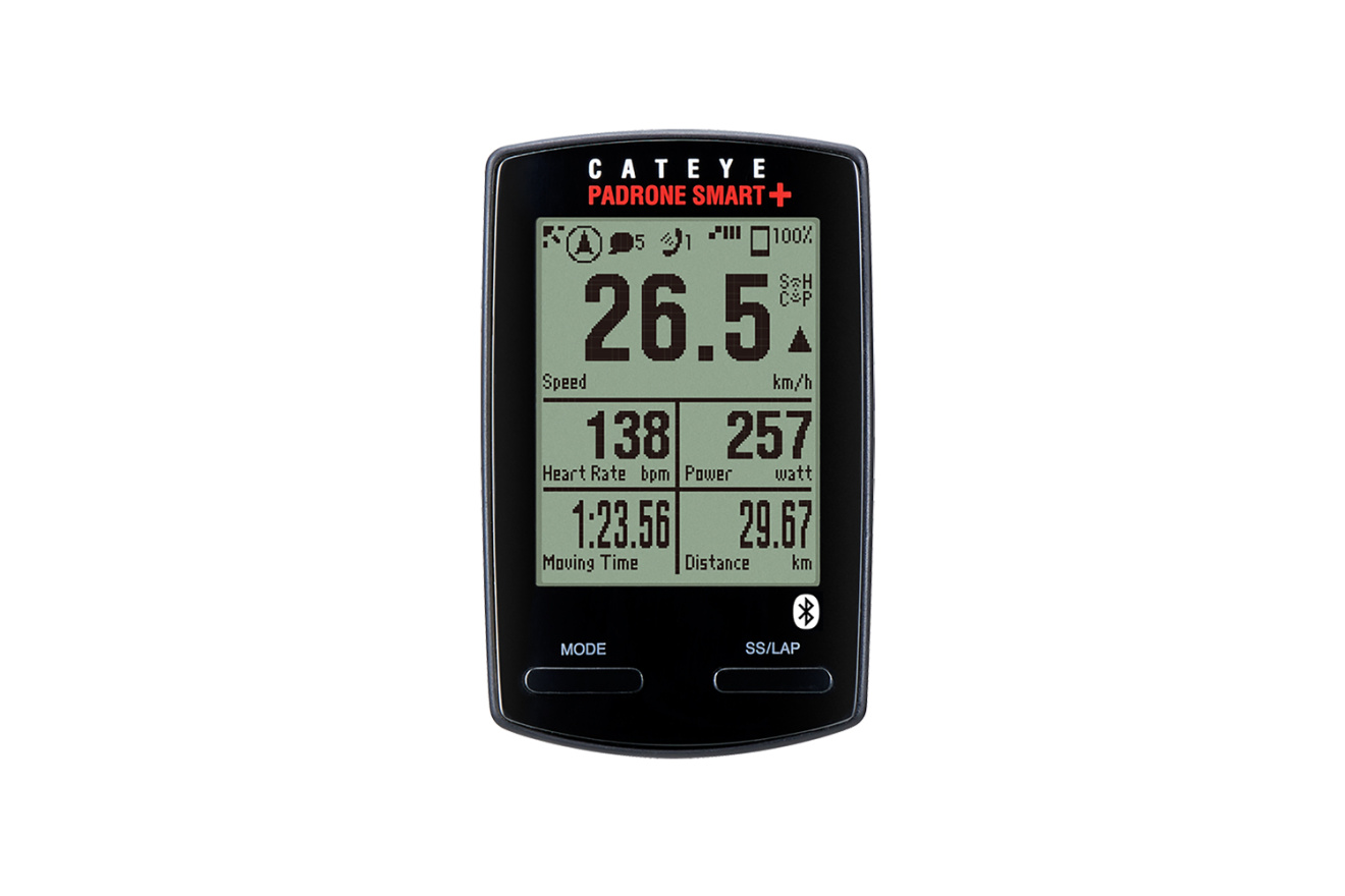 Велокомпьютер Cateye Padrone Smart+, 37 функций, без датчиков ...