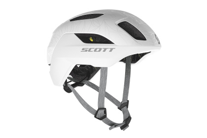 Велошлем Scott La Mokka Plus Sensor / Белый