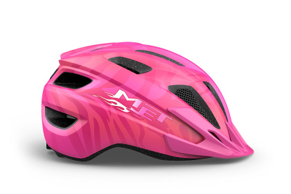 Велошлем подростковый MET Crackerjack (2023) / Розовый