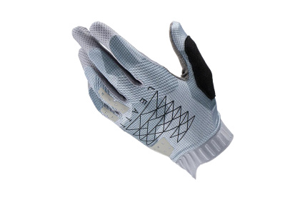 Велоперчатки Leatt MTB 1.0 GripR (2023), длинный палец / Серо-голубые