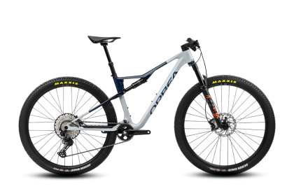Велосипед горный Orbea Oiz M30 (2023) / Сине-серебристый