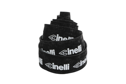Обмотка руля Cinelli Logo Velvet / Черно-белая