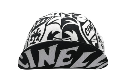 Кепка велосипедная Cinelli Crest / Pastori (Черно-белая)