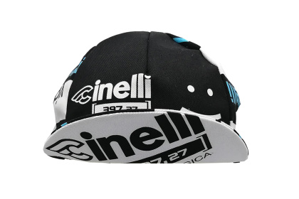 Кепка велосипедная Cinelli Vigorelli / Черно-голубая