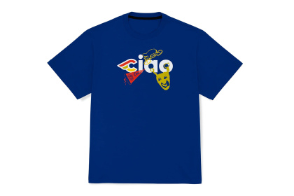 Футболка Cinelli Ciao Icons, короткий рукав / Синяя
