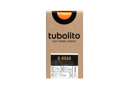 Велокамера Tubolito S-Road, 28 дюймов, Presta 60 мм / Ширина 18-28с