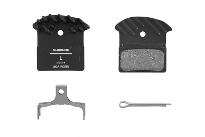 Тормозные колодки дисковые Shimano J03A, полимерные, с радиатором