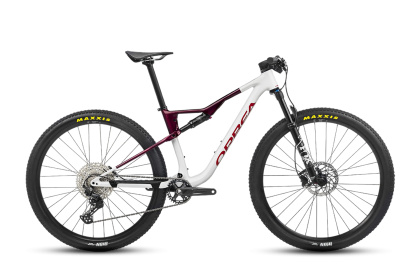 Велосипед горный Orbea Oiz H30 (2023) / Бело-бордовый