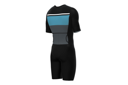 Стартовый костюм для триатлона Biemme Aero 2.0 / Черно-голубой