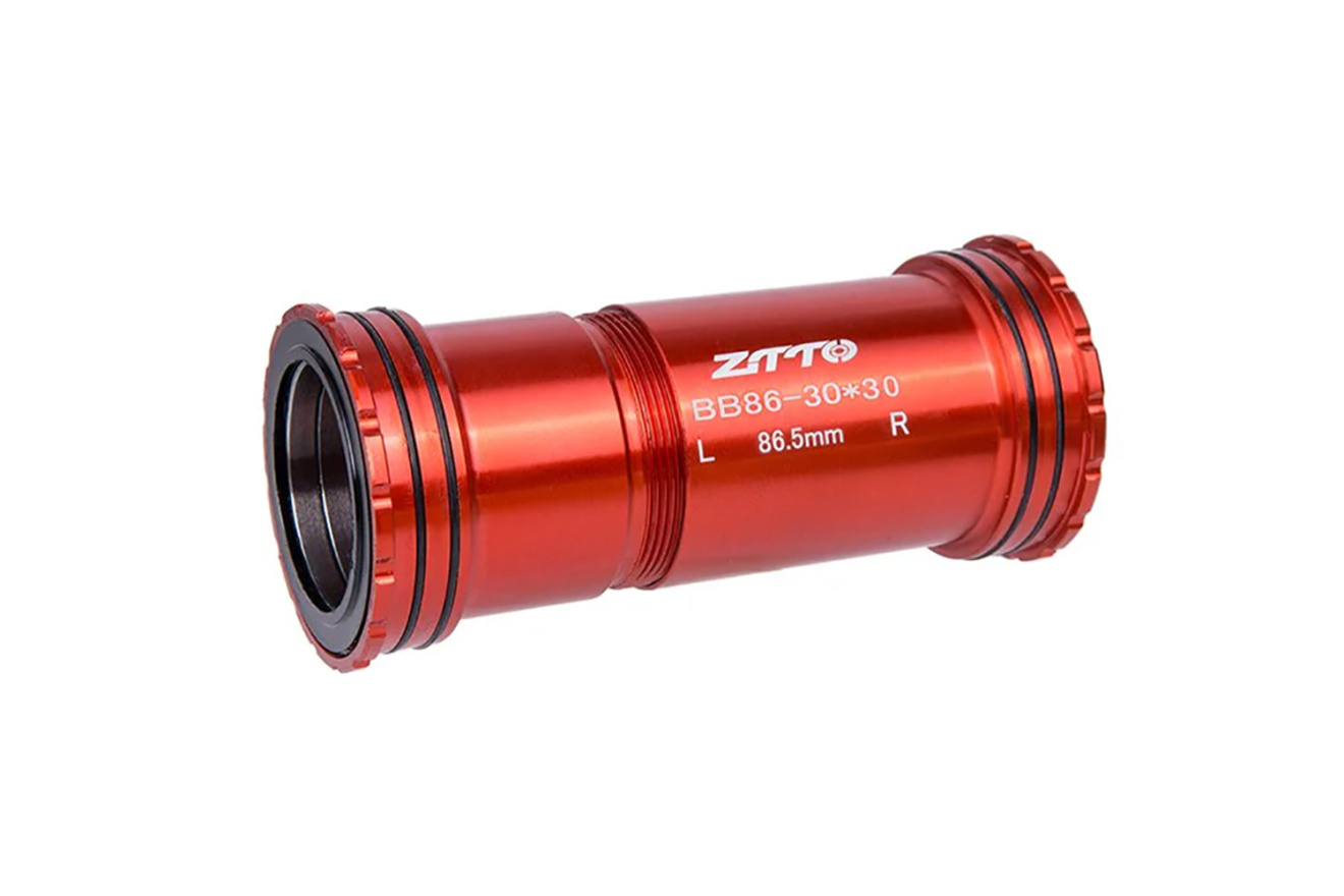 Велосипедные каретка ztto bb86-30 press-fit, стакан 86.5 / красная ...