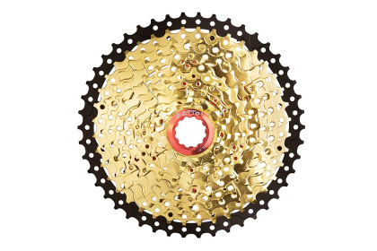 Кассета ZTTO 11 Speed MTB Bike Cassette, 11 скоростей / 11-46 (черно-золотистая)