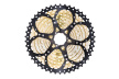 Кассета ZTTO 11 Speed MTB Bike Cassette, 11 скоростей / 11-46 (красно-золотистая)