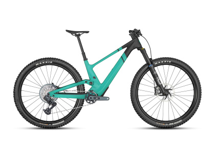 Велосипед горный Scott Genius ST 910 TR (2024) / Черно-зеленый (EU)