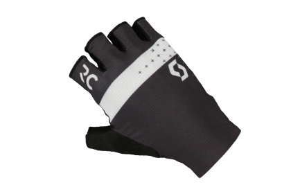 Велоперчатки Scott RC Pro, короткий палец / Черно-белые