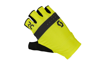 Велоперчатки Scott RC Pro, короткий палец / Черно-желтые