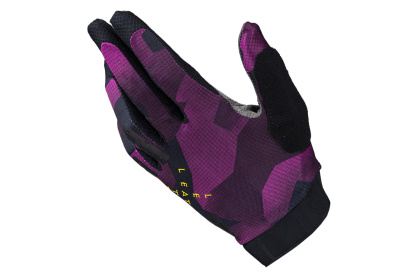 Велоперчатки Leatt MTB 1.0 GripR (2024), длинный палец / Фиолетовые