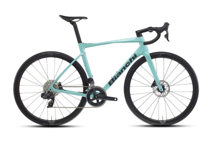 Велосипед шоссейный Bianchi Specialissima Comp Ultegra Di2 12SP / Голубой