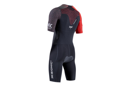 Стартовый костюм для триатлона X-Bionic Dragonfly Triathlon Suit 4.0 / Черно-красный