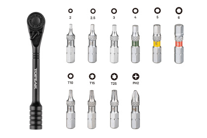 Набор ключей Topeak Ratchet Rocket Essential, 10 бит