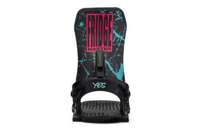 Крепления для сноуборда Yes Snowboards Airmaster Fridge (2025) / Черно-голубые