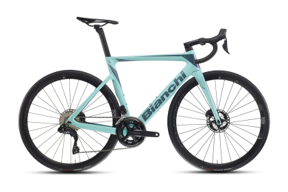 Велосипед шоссейный Bianchi Oltre Race 105 Di2 12SP / Голубой