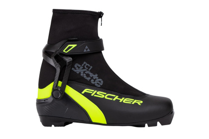 Ботинки лыжные беговые Fischer RC1 Skate / Черно-желтые