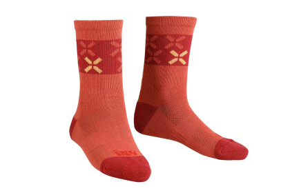 Носки IXS Socks 2.0 / Красно-оранжевые