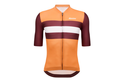 Веломайка Santini Sleek Bengal, короткий рукав / Оранжевая