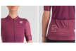 Велоджерси женская Sportful SRK, короткий рукав / Бордовая