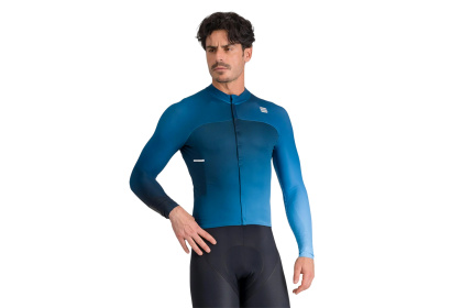 Велоджерси Sportful Bodyfit Pro Thermal, длинный рукав / Синяя