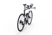 Велосипед для триатлона BMC Speedmachine 01 Four (2025) / Черно-белый