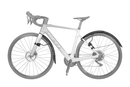 Крылья для велосипеда Topeak Tetrafender R1 & R2, комплект, для 28 дюймов