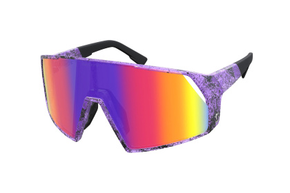 Очки Scott Pro Shield / Black Swish Purple Teal Chrome
