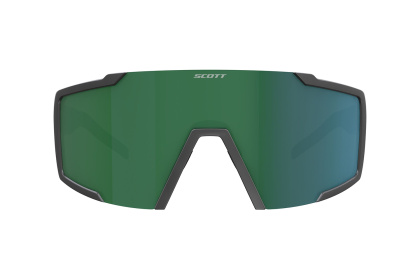 Очки Scott Shield Compact / Black Matt Green Chrome