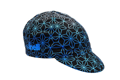 Кепка велосипедная Cinelli Blue Ice / Черно-синяя