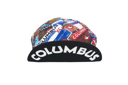 Кепка велосипедная Cinelli Columbus / Multitag (Черно-синяя)