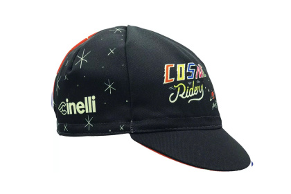 Кепка велосипедная Cinelli Sergio Mora Cosmic Riders / Черная
