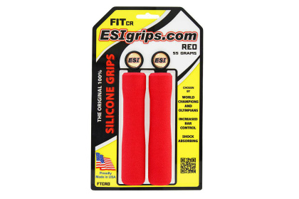 Грипсы ESI Fit CR, 130 мм х 30-32 мм / Красные