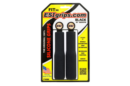 Грипсы ESI Fit SG, 130 мм х 30-32 мм / Черные