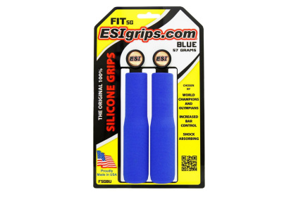 Грипсы ESI Fit SG, 130 мм х 30-32 мм / Синие