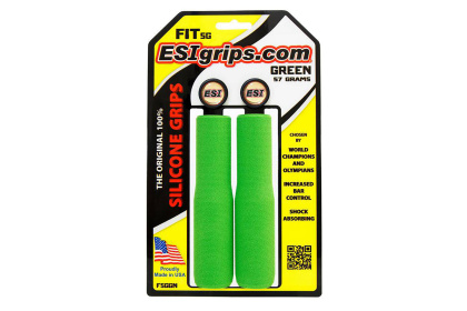 Грипсы ESI Fit SG, 130 мм х 30-32 мм / Зеленые