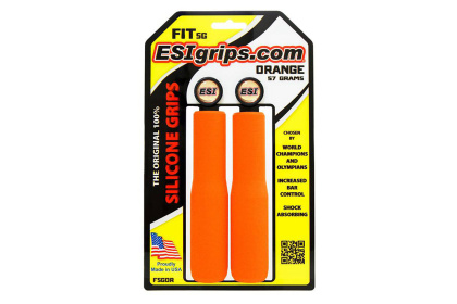 Грипсы ESI Fit SG, 130 мм х 30-32 мм / Оранжевые