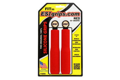 Грипсы ESI Fit SG, 130 мм х 30-32 мм / Красные