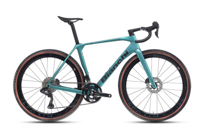 Велосипед гравийный Bianchi Impulso RC GRX 825 Di2 2x12SP With Powermeter / Голубой металлик