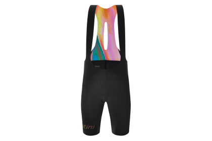 Велотрусы Santini Unico Edge, с лямками / Черные