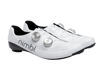 Велотуфли шоссейные Nimbl Ultimate / Серебристо-белые