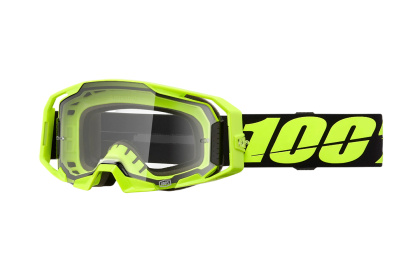 Очки маска 100% ARmatic / Neon Yellow Clear