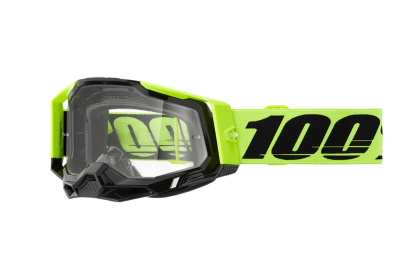 Очки маска 100% Racecraft 2 / Neon Yellow Clear